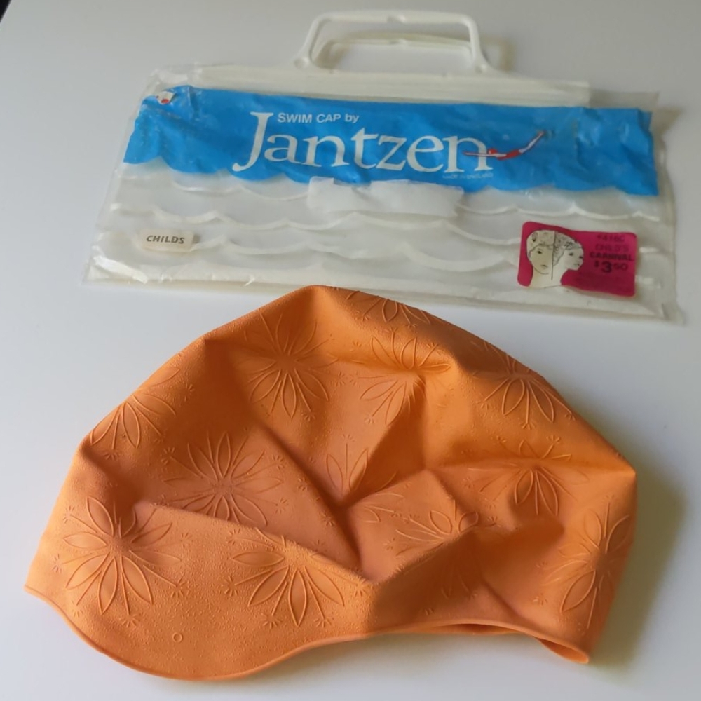 Vintage childs swim cap